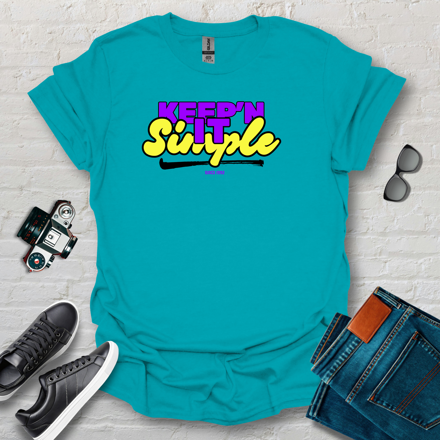keep'n it simple blue/yeller