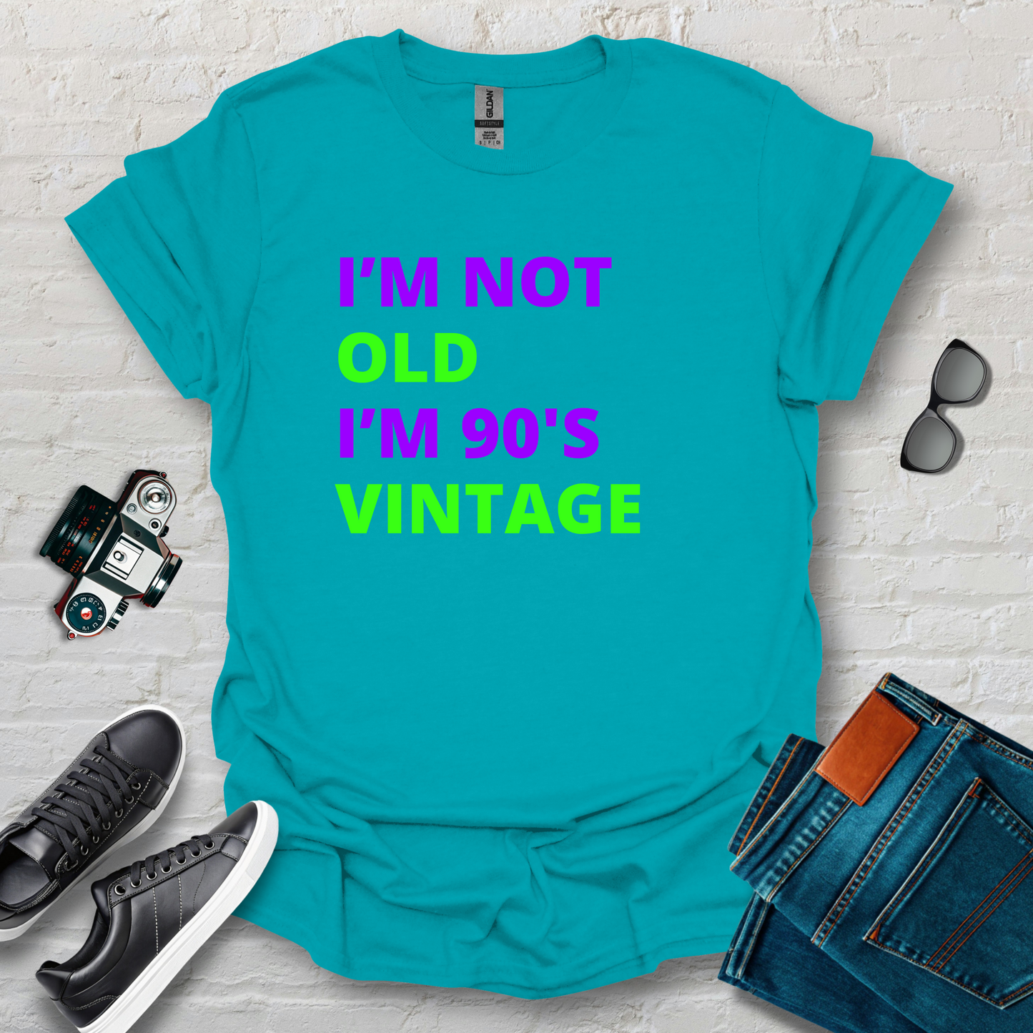 90s vintage grn/prpl