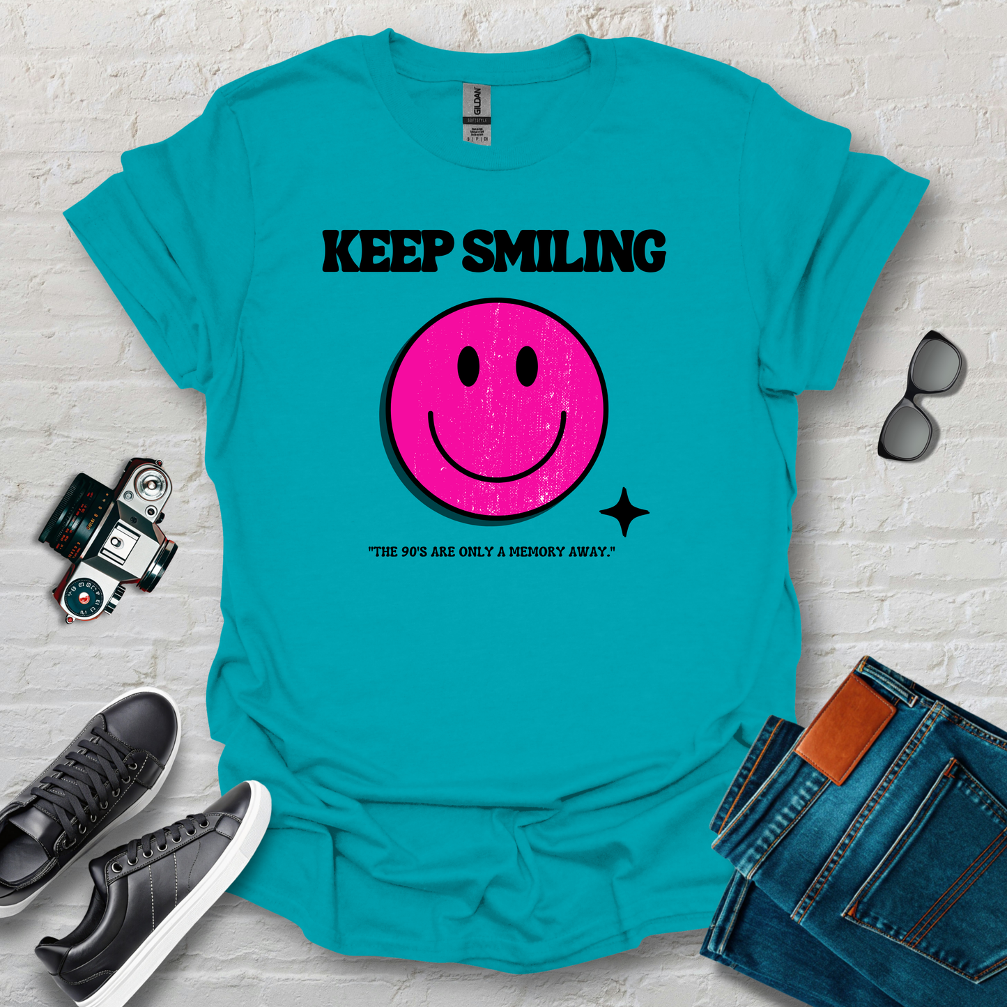 keep calm,smile baby its midnight