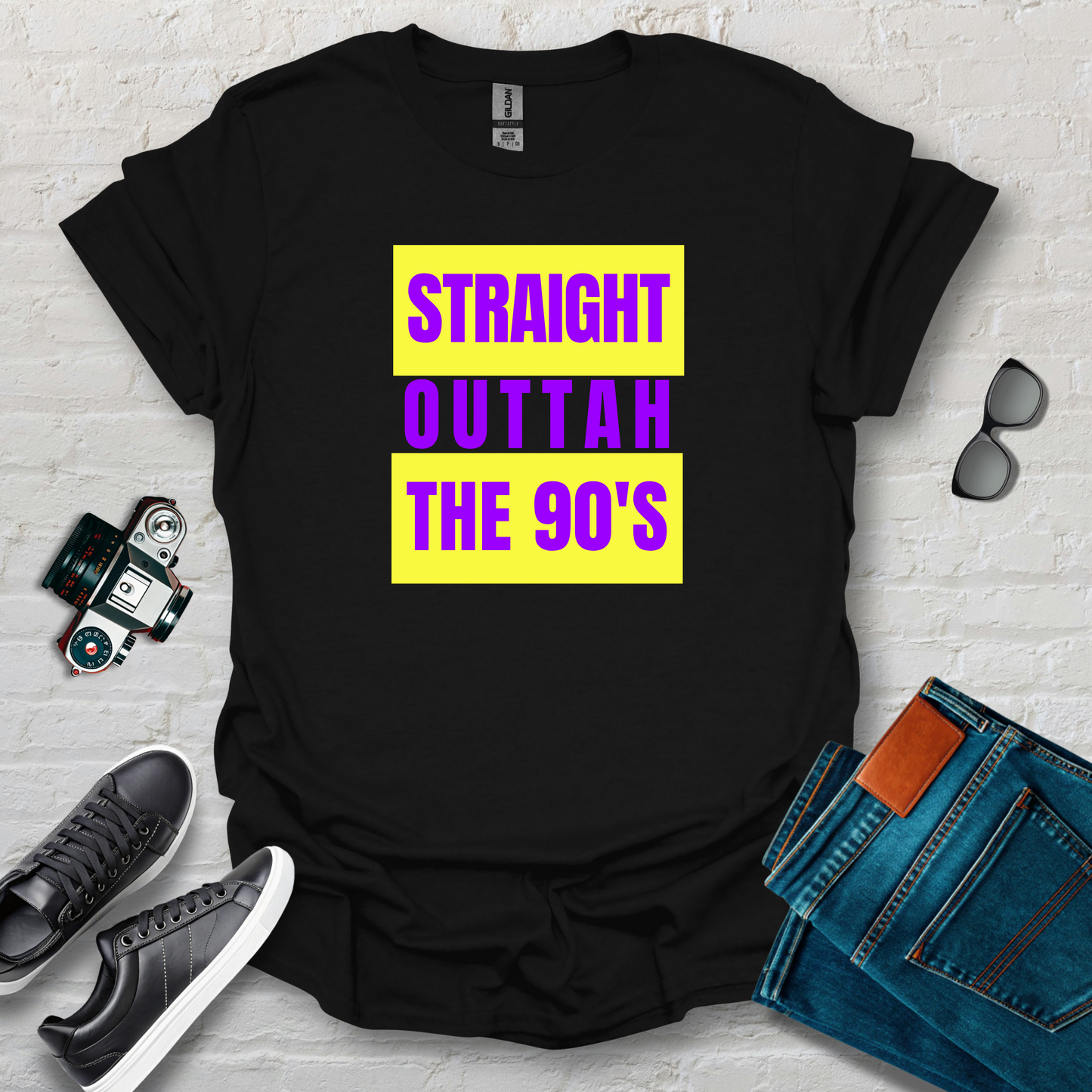 straight 90s yellow purple