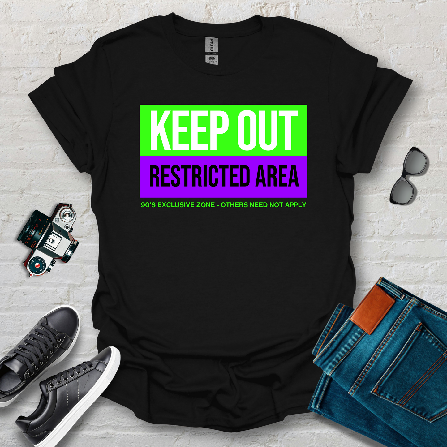 keep out already purp and grn