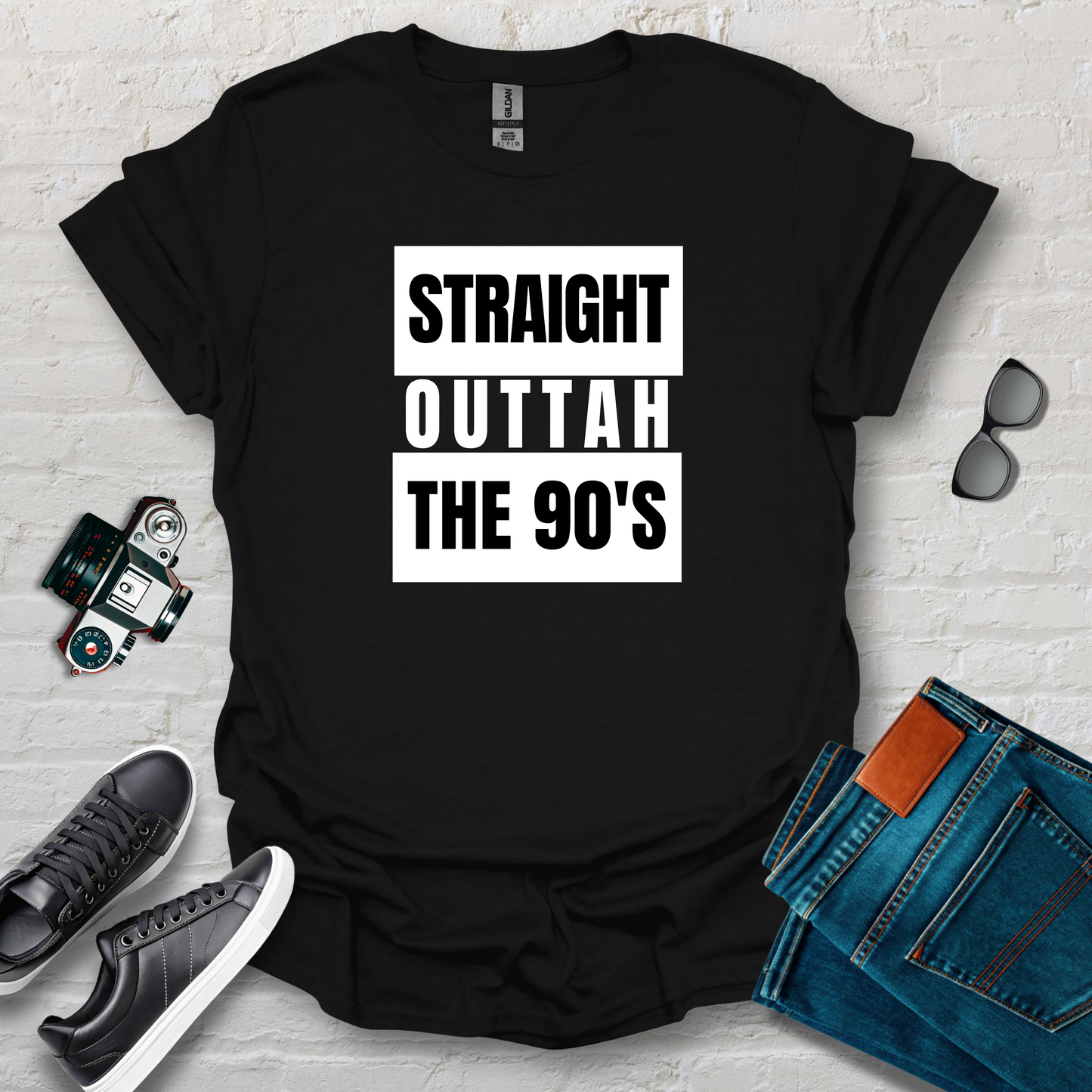 straight 90s blk/wht