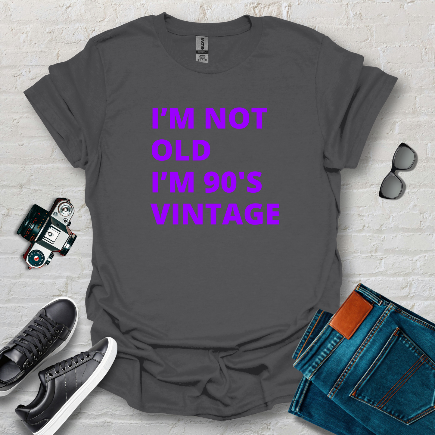 90s vintage purple