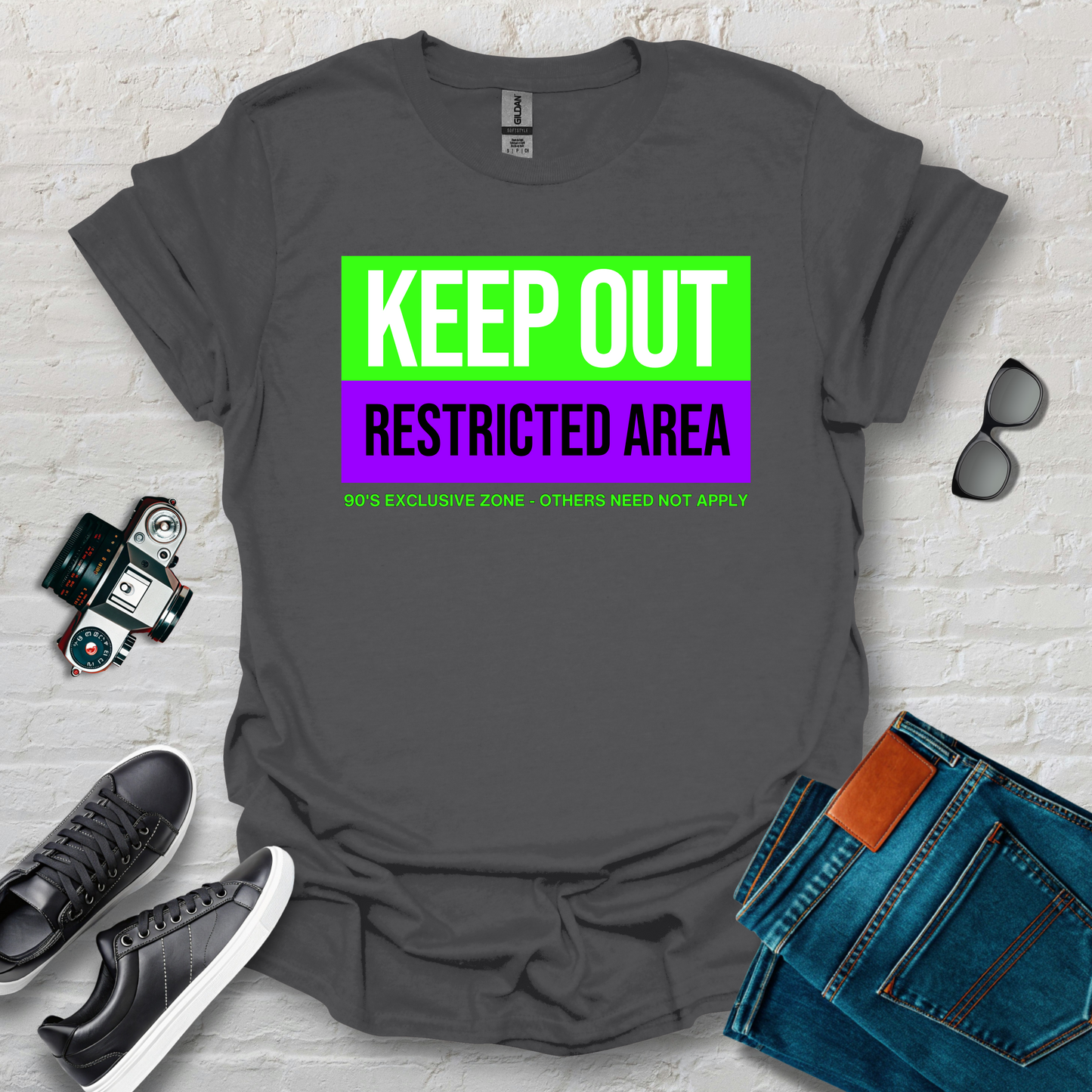 keep out already purp and grn