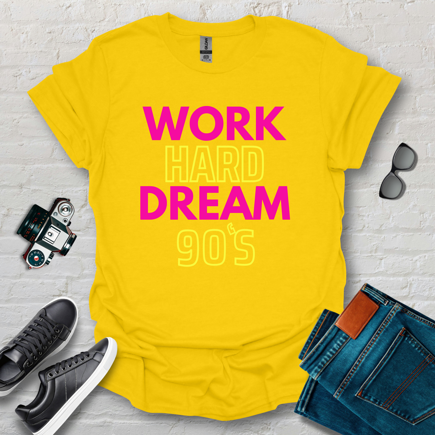 work dream 90s ylw/pnk