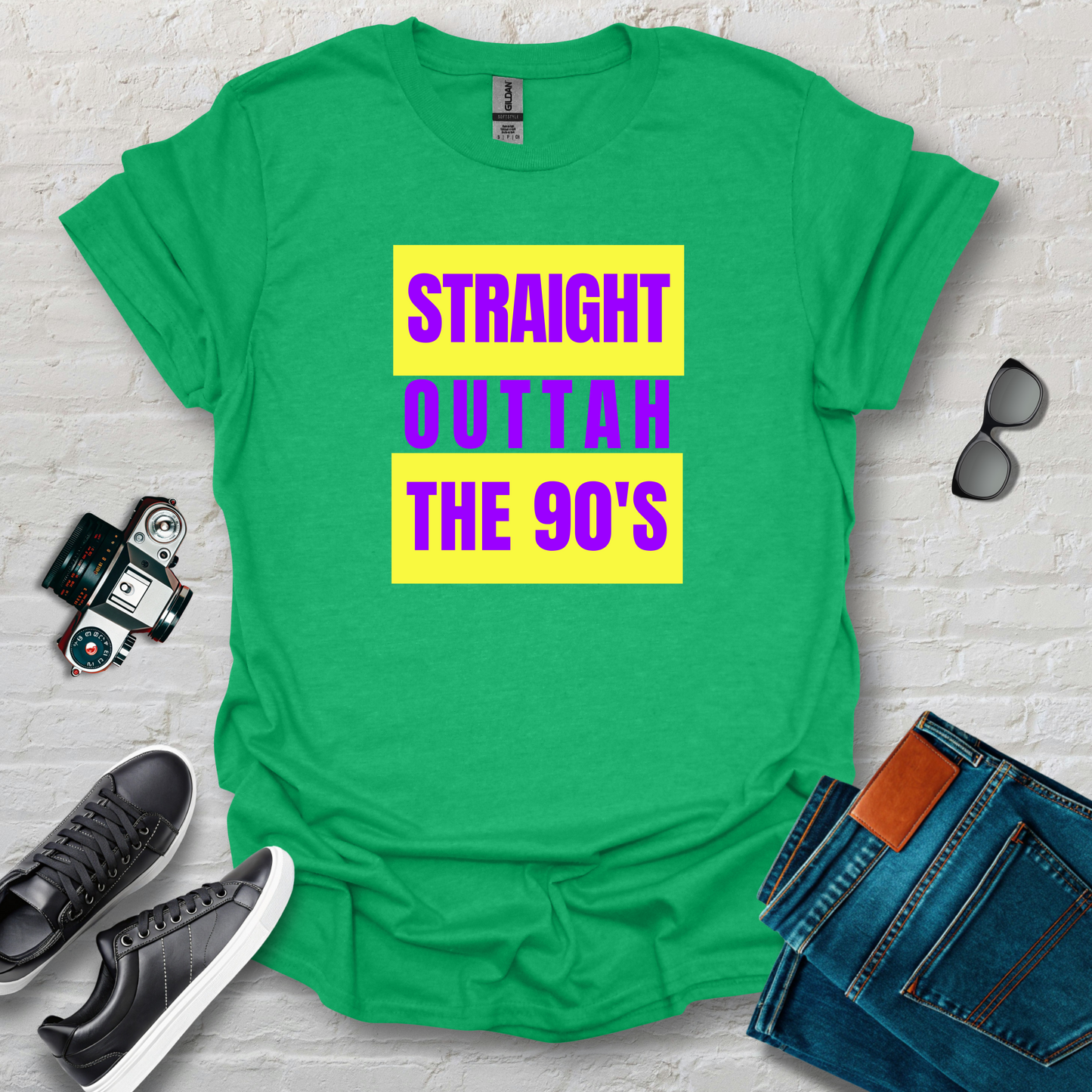 straight 90s yellow purple