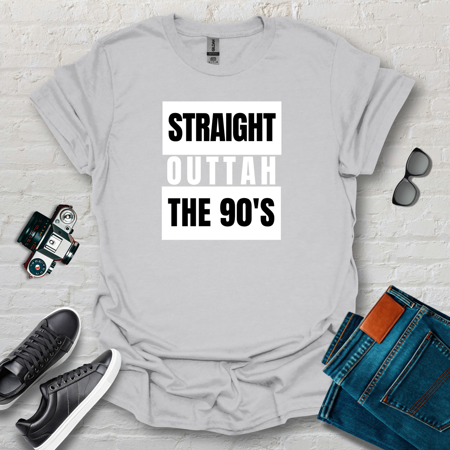 straight 90s blk/wht