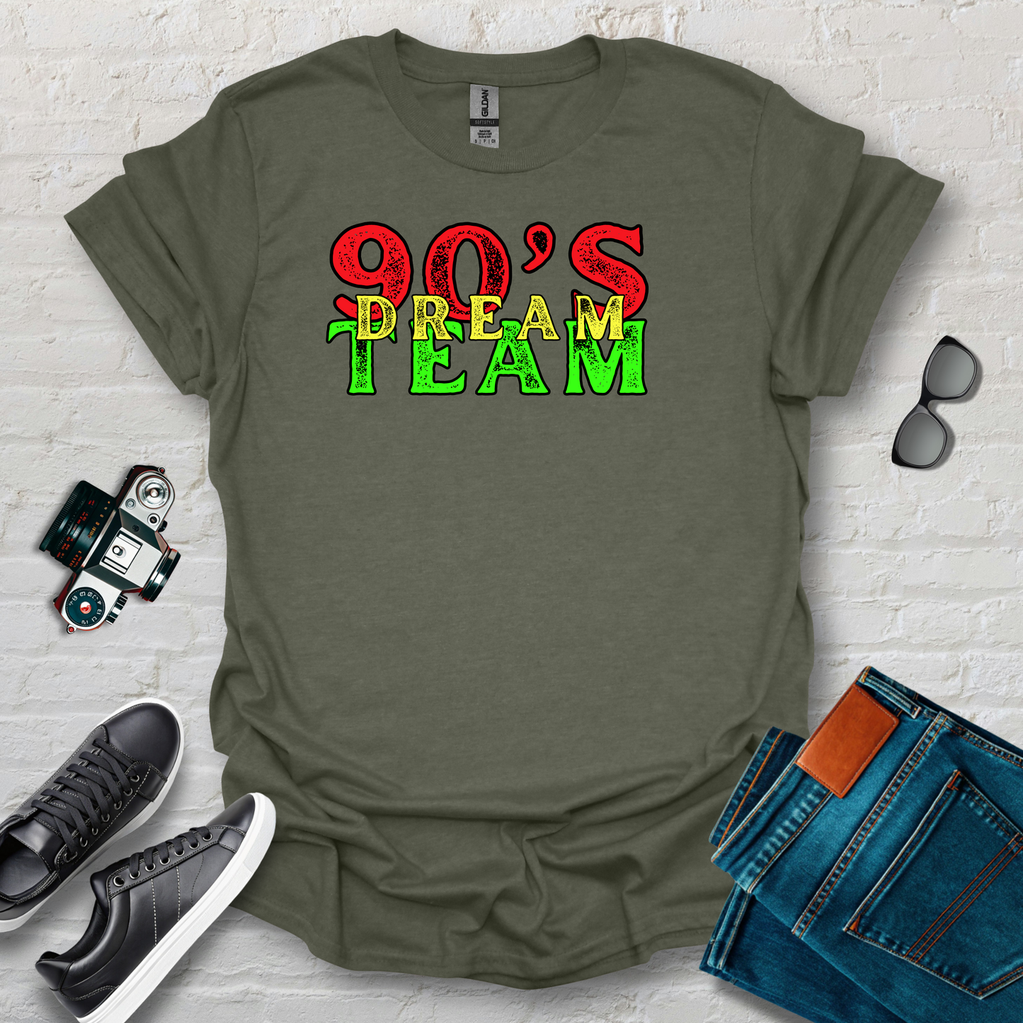90s dream team grn and red