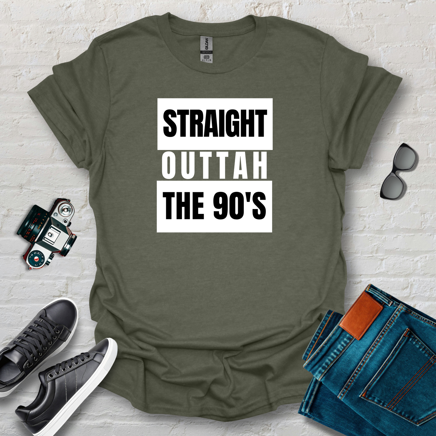 straight 90s blk/wht