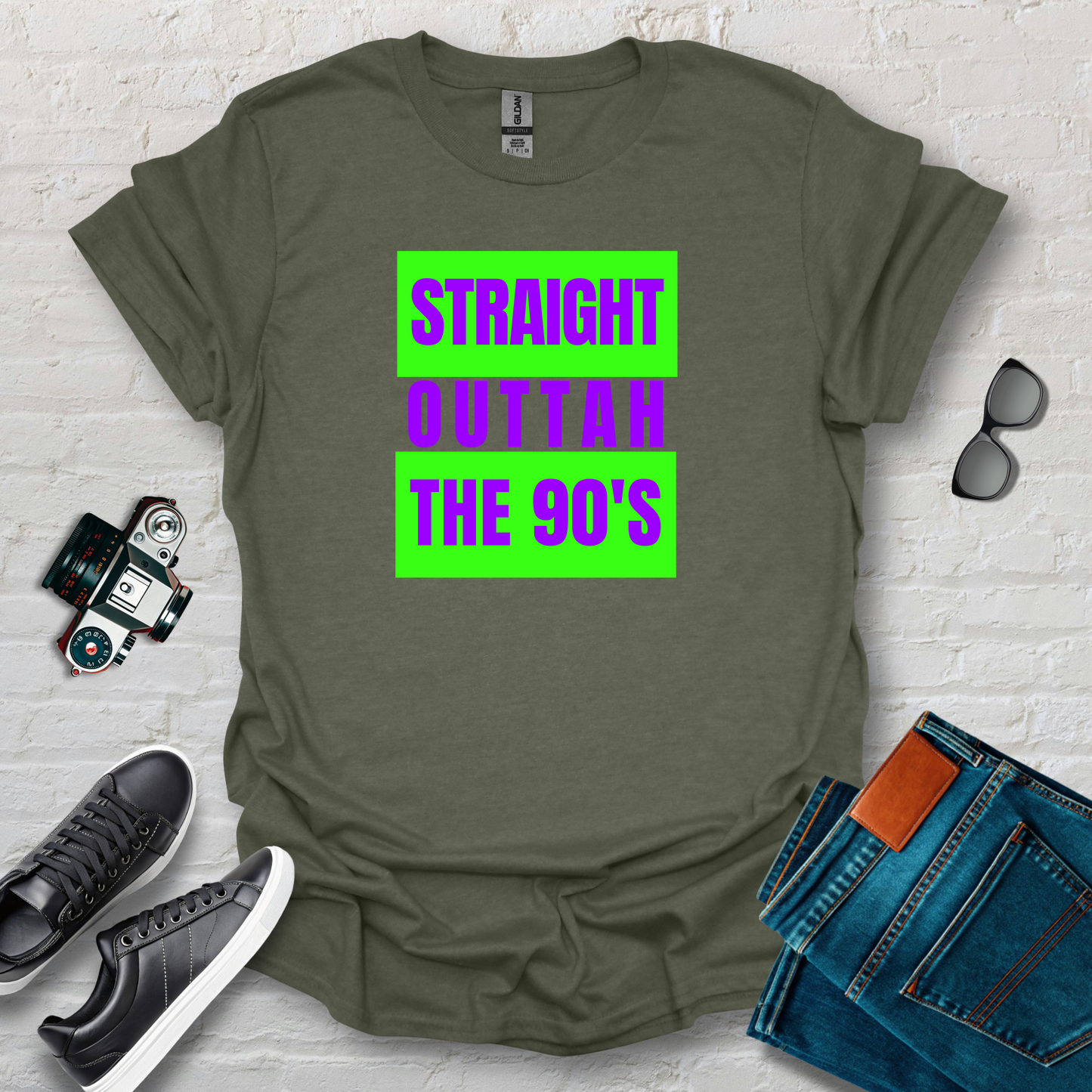straight 90s grn purple