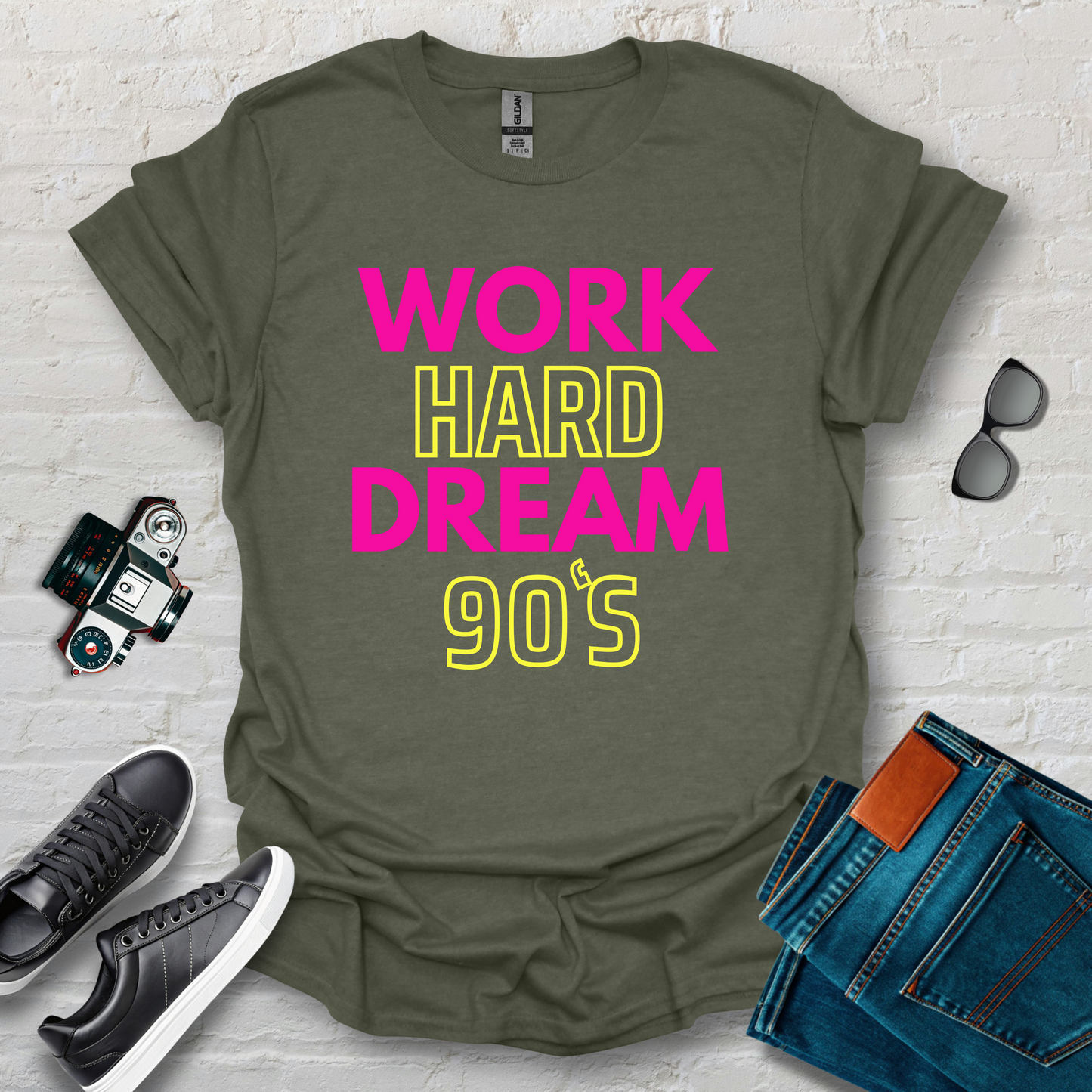 work dream 90s ylw/pnk