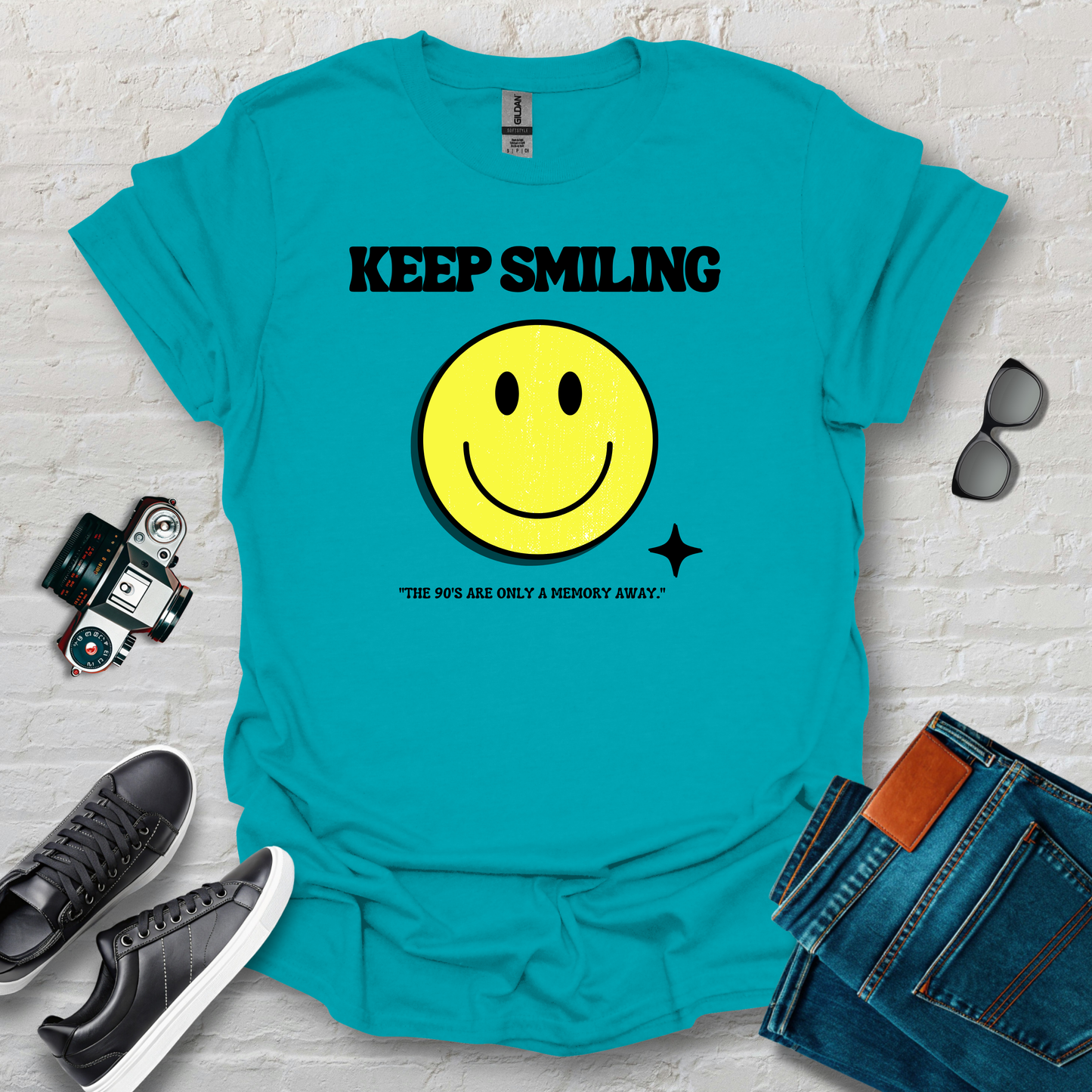 keep calm,smile baby it some type of yellow