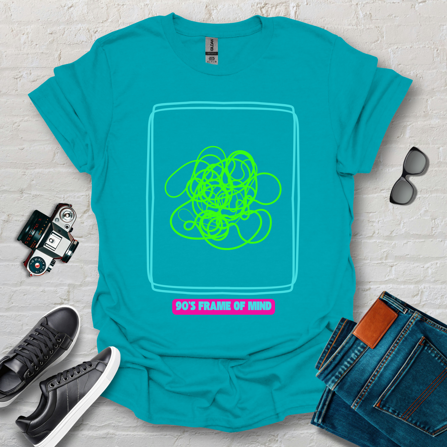 FRME OF MND blu/grn