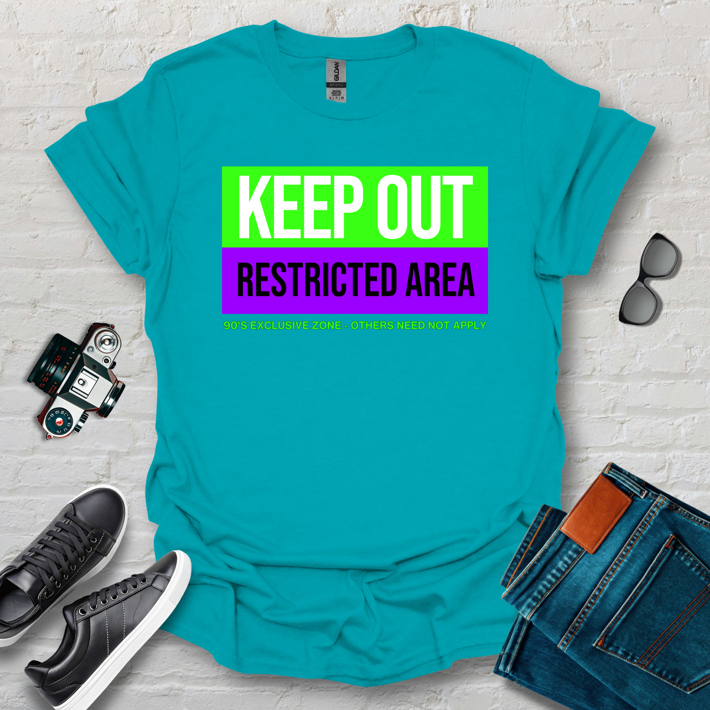 keep out already purp and grn