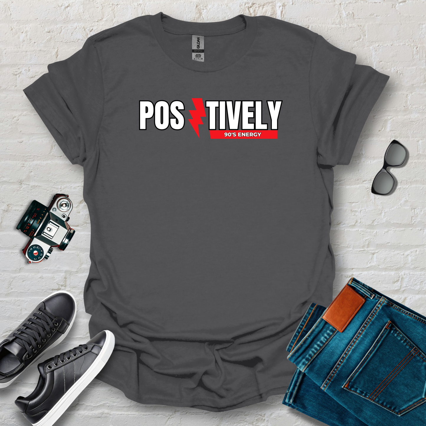 Positively 90s basic and red