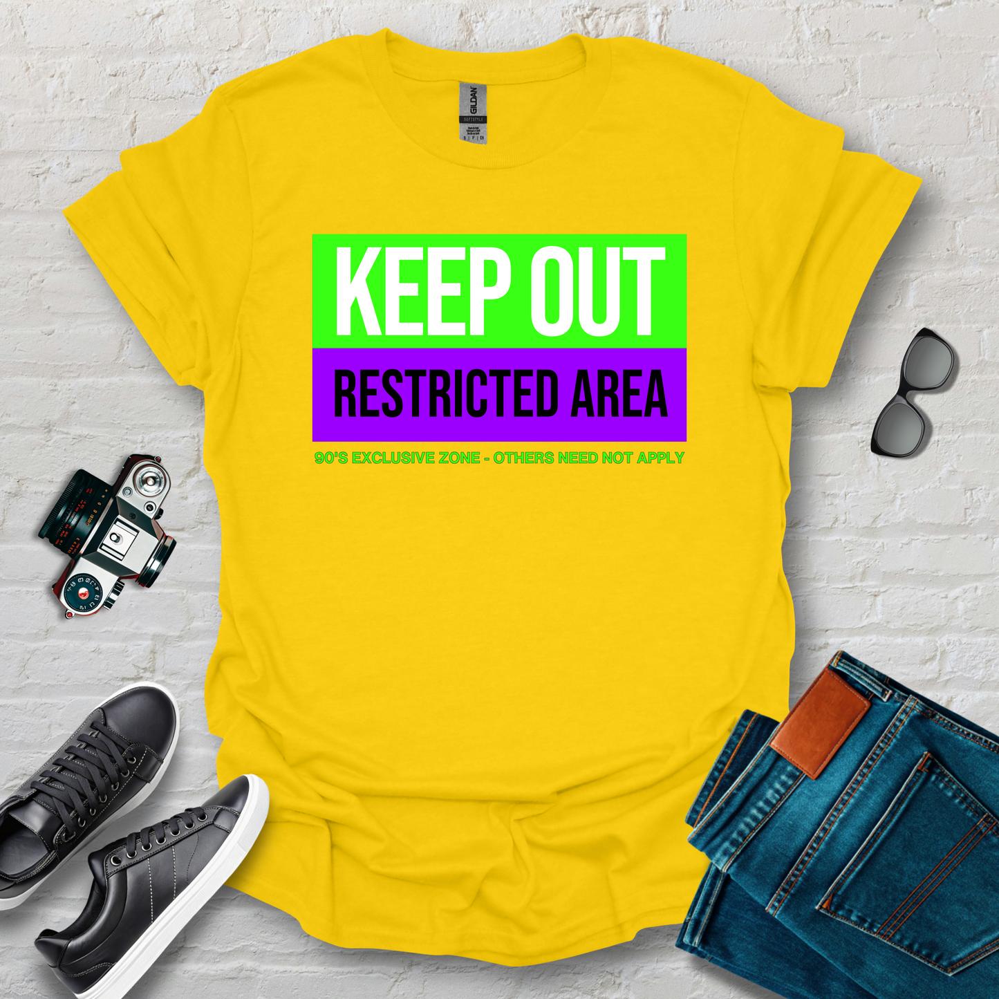 keep out already purp and grn