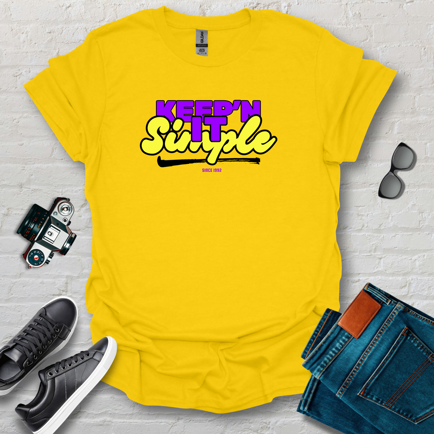 keep'n it simple blue/yeller
