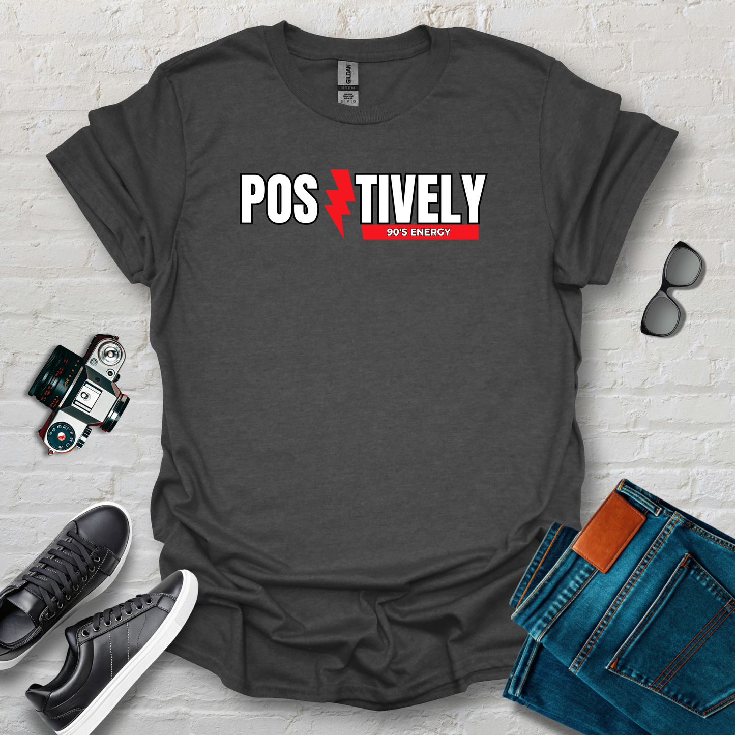 Positively 90s basic and red