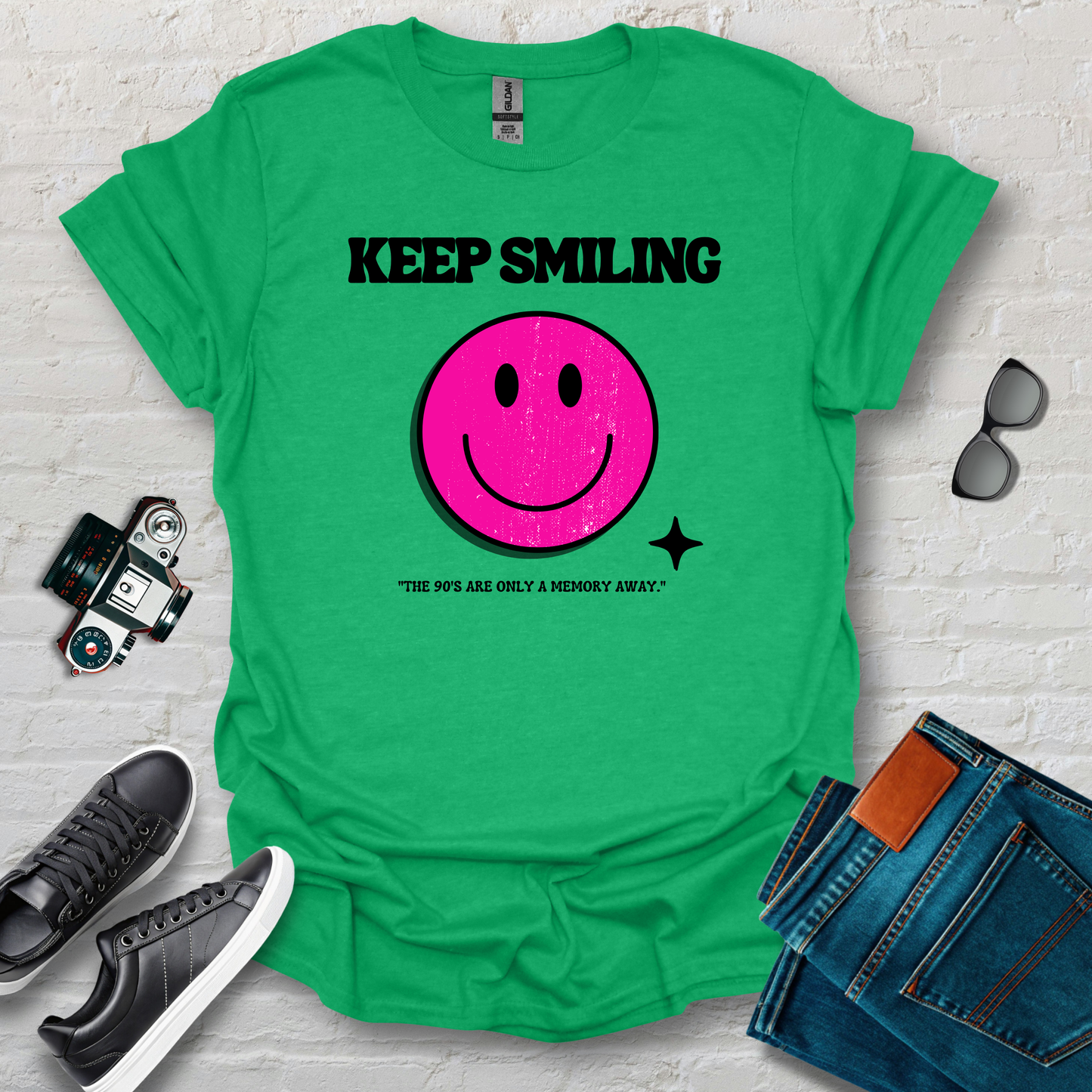 keep calm,smile baby its midnight