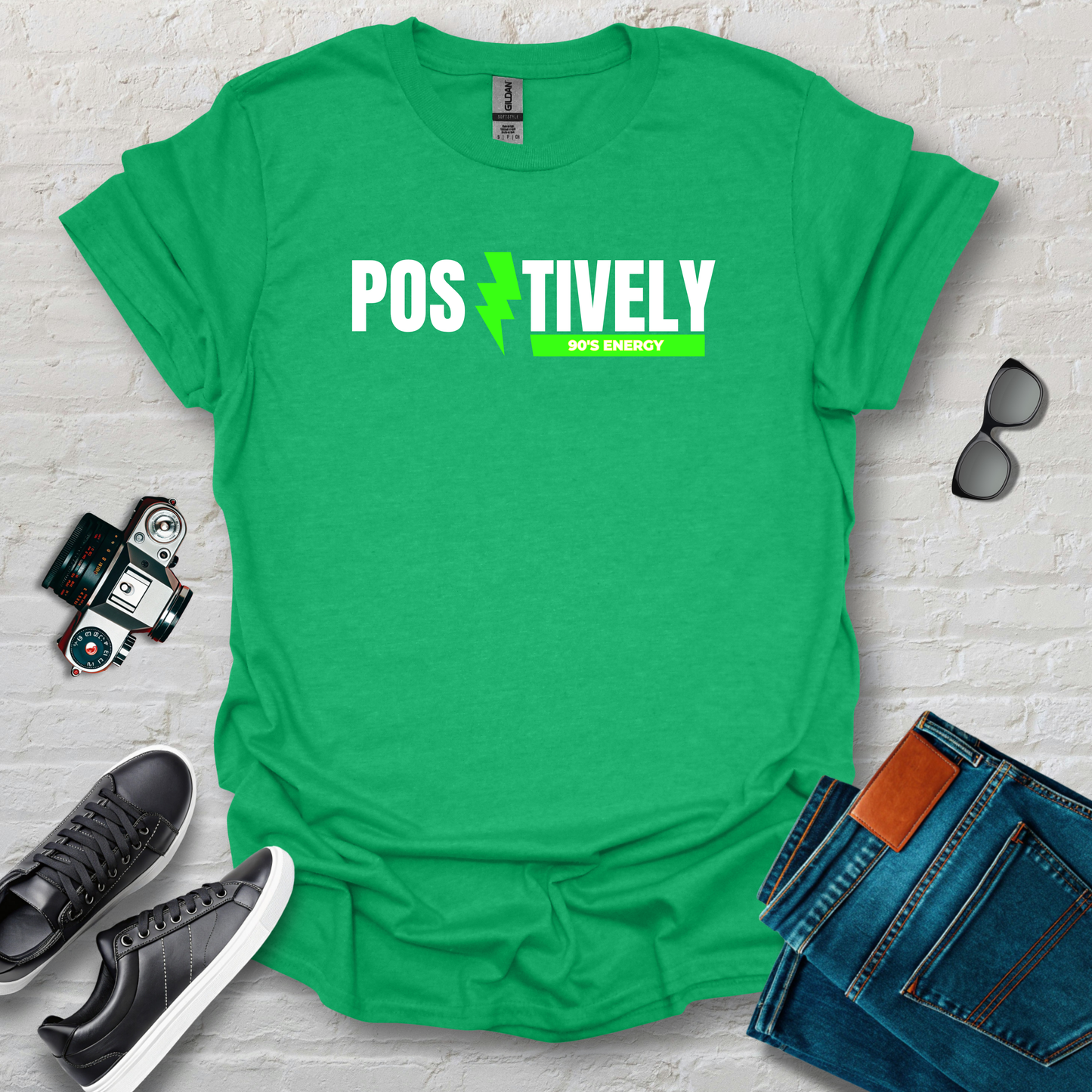 Positively 90s basic and green