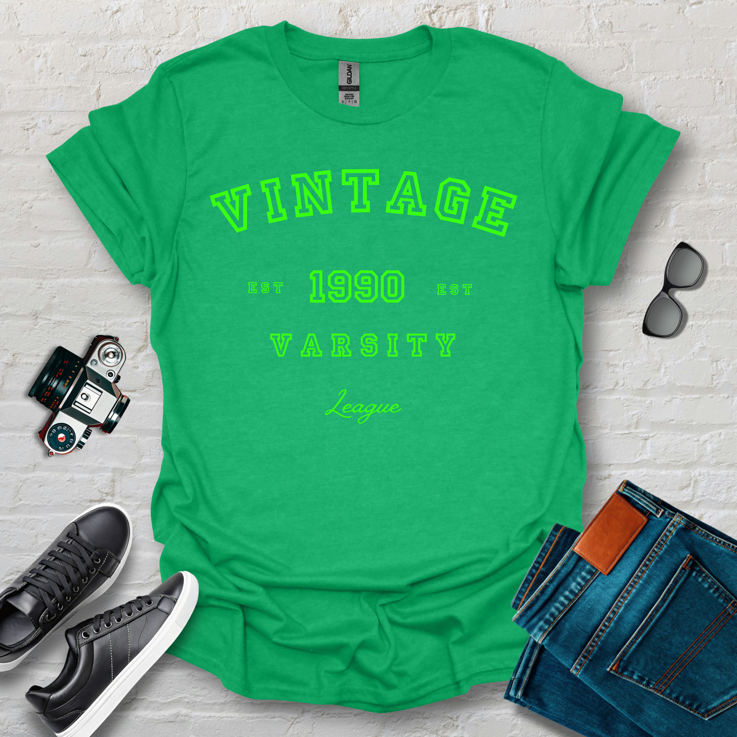 vintage league green