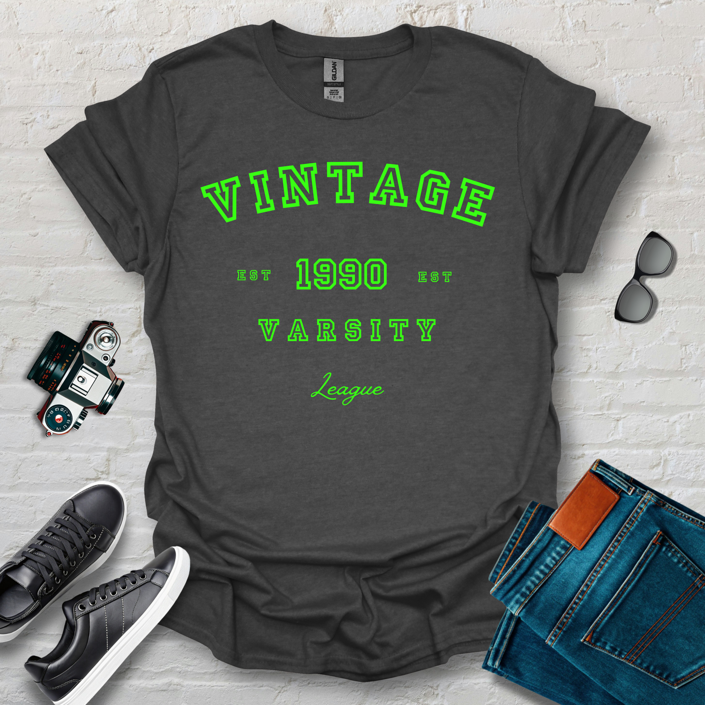 vintage league green