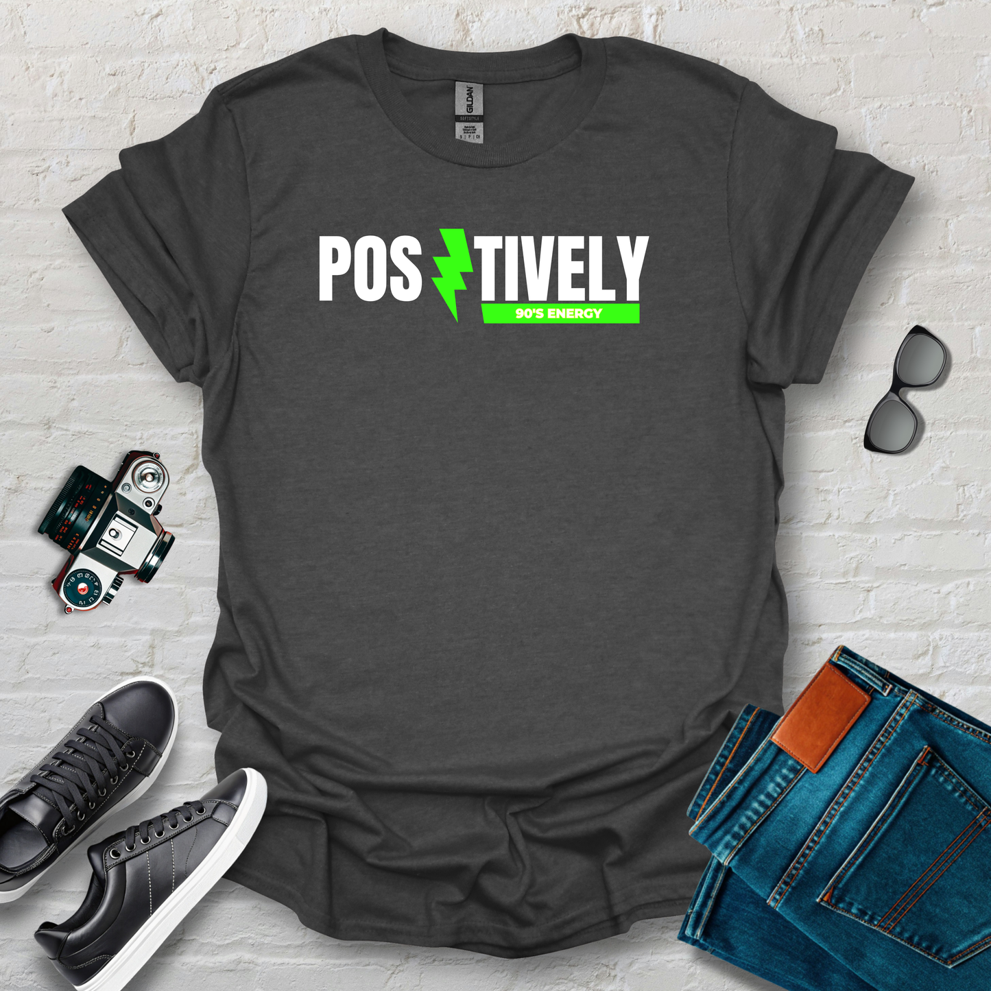 Positively 90s basic and green