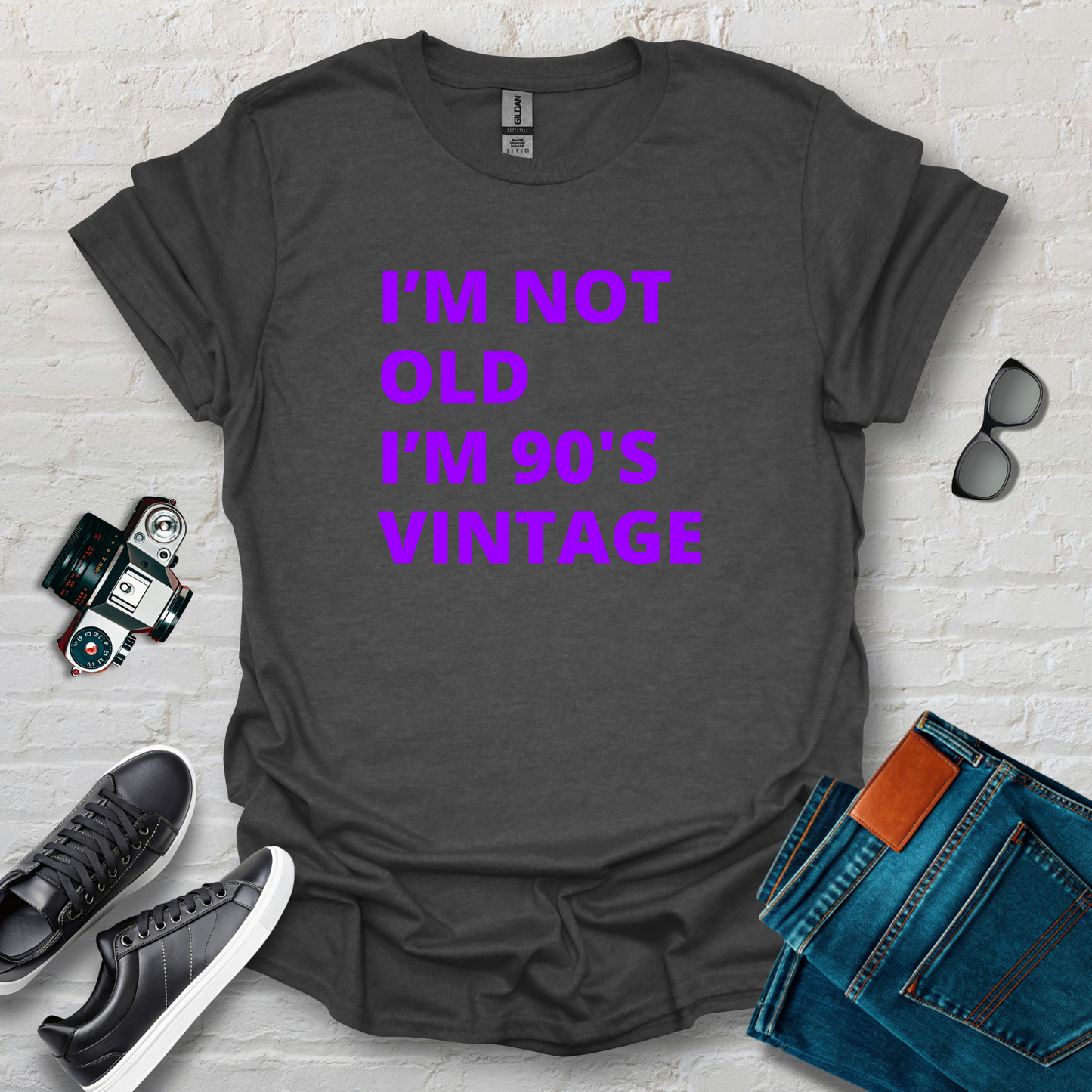 90s vintage purple