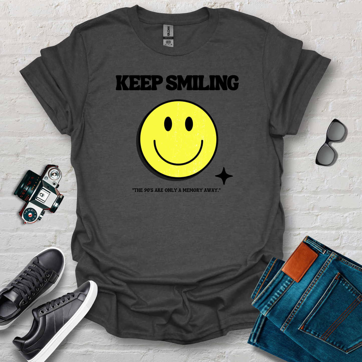 keep calm,smile baby it some type of yellow