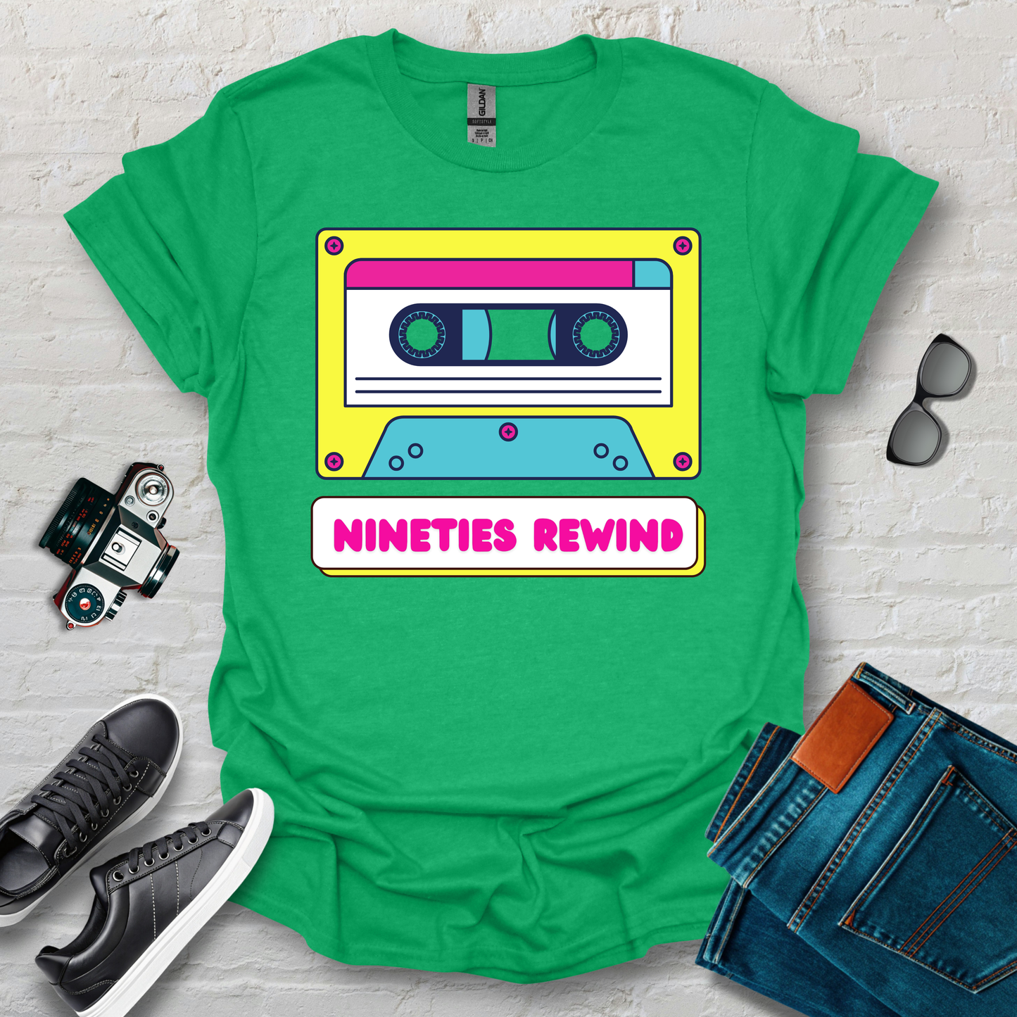 90s rewind tape'd