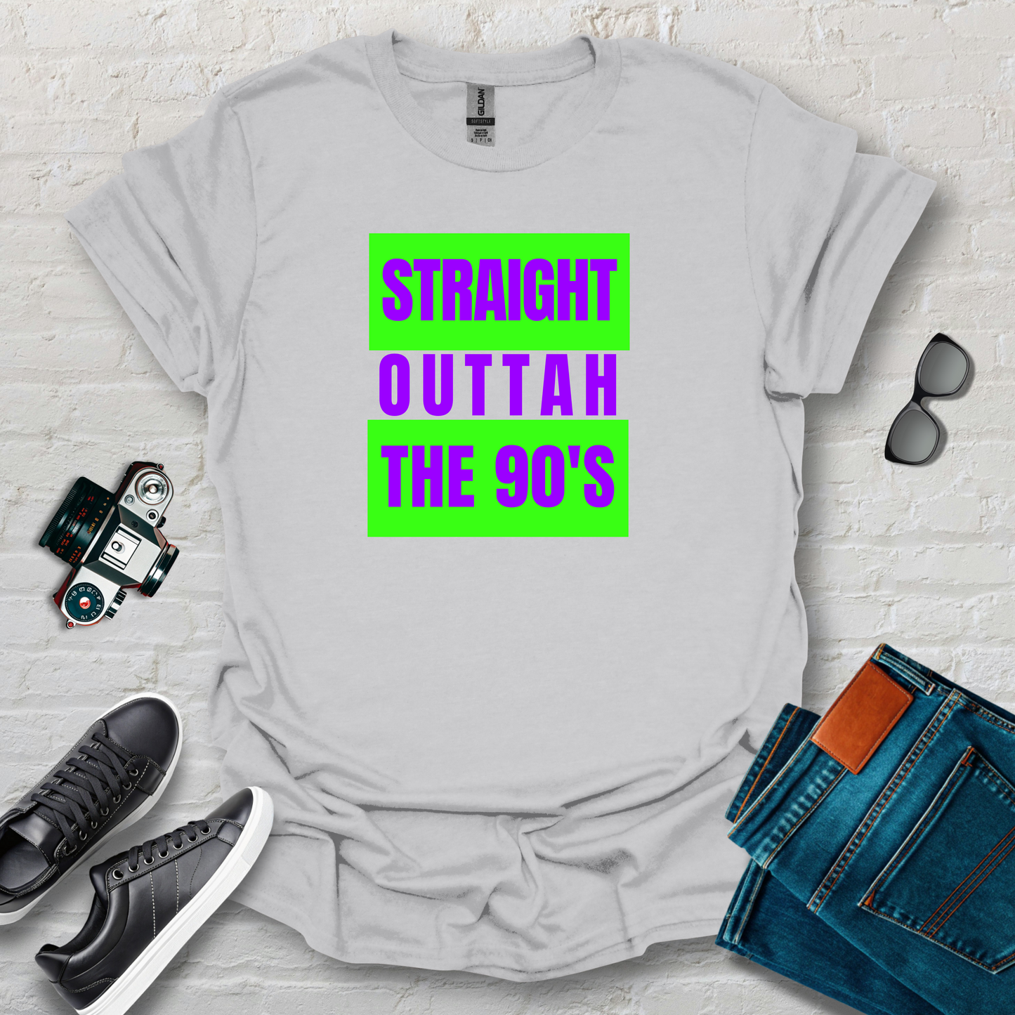 straight 90s grn purple