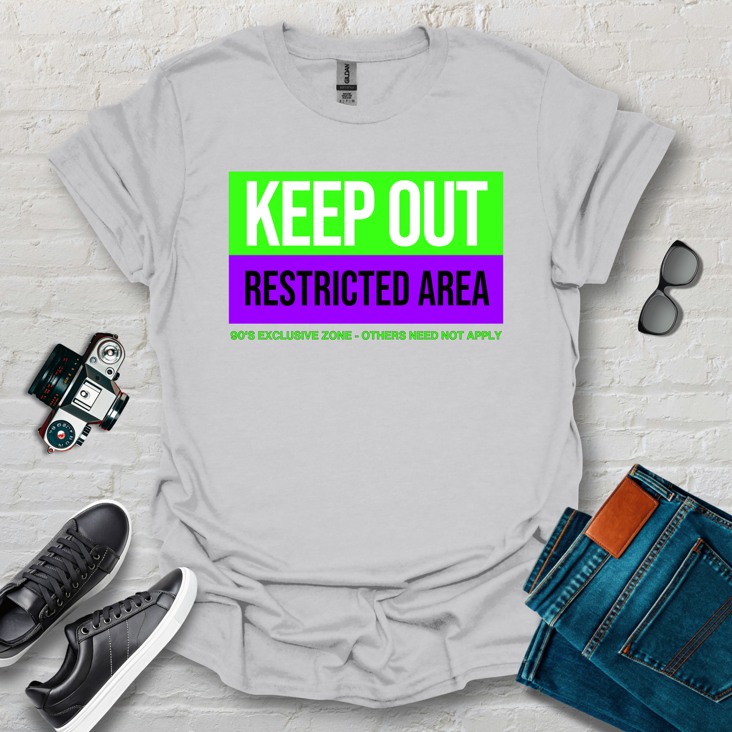 keep out already purp and grn