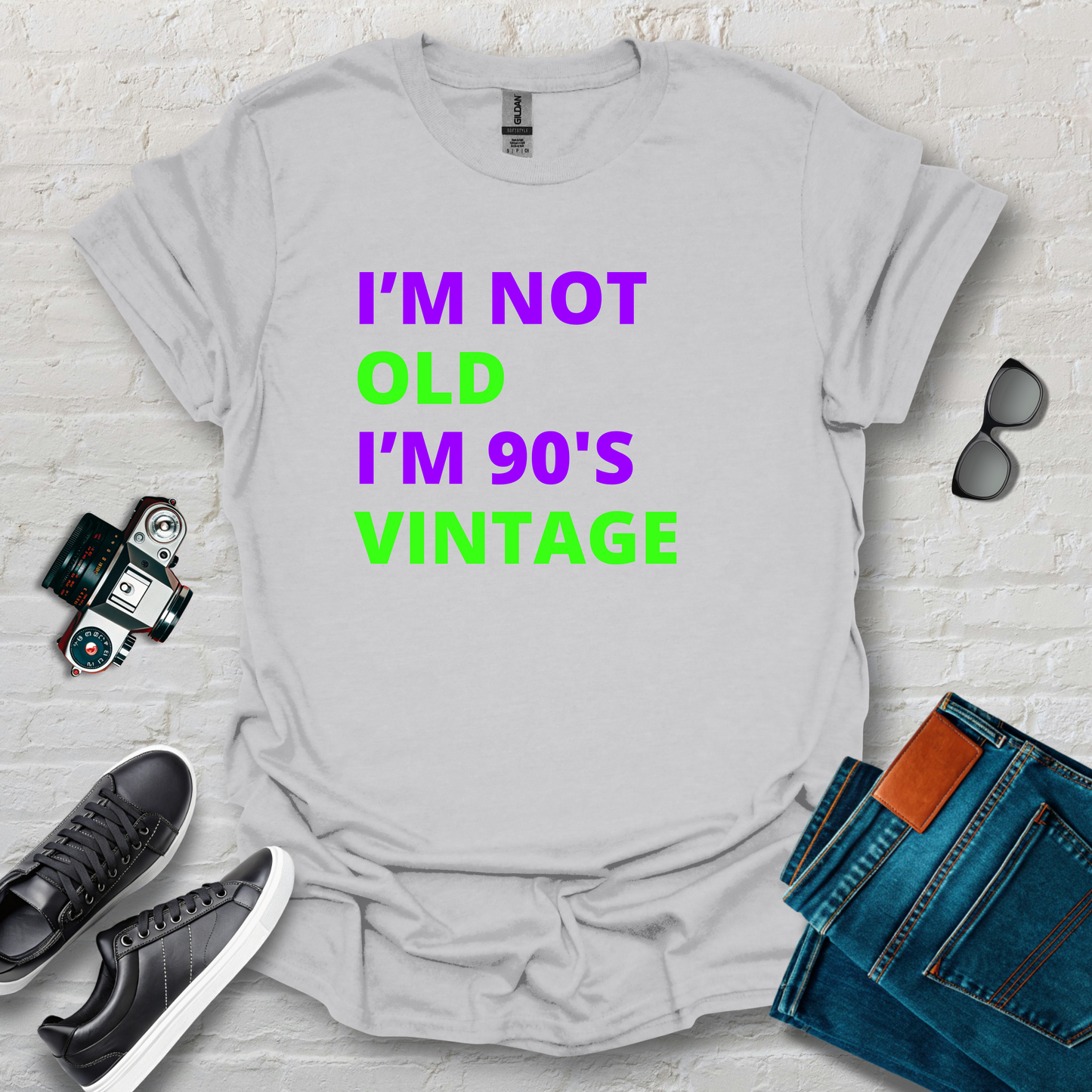 90s vintage grn/prpl