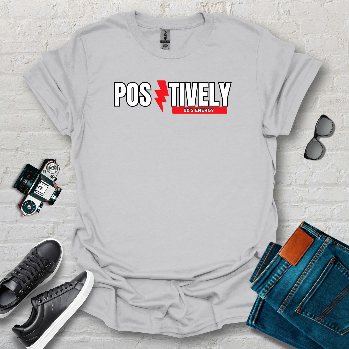 Positively 90s basic and red