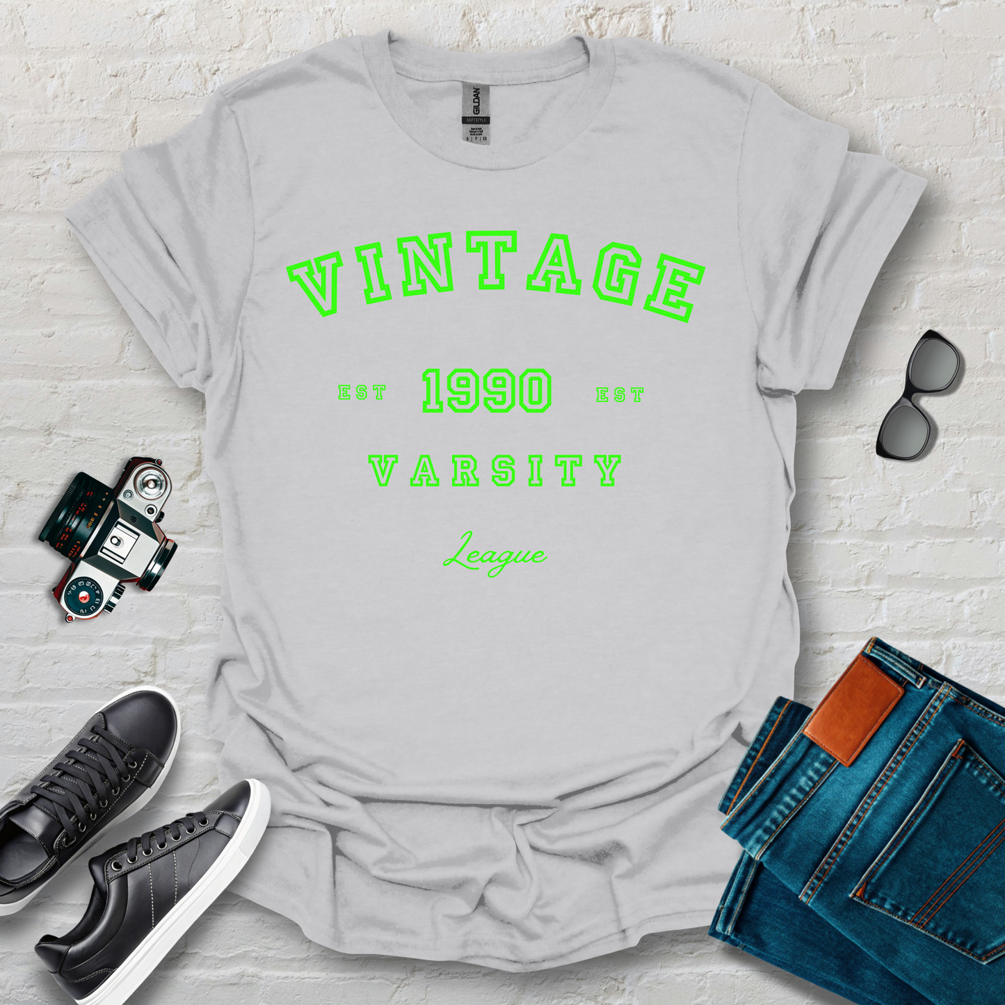 vintage league green