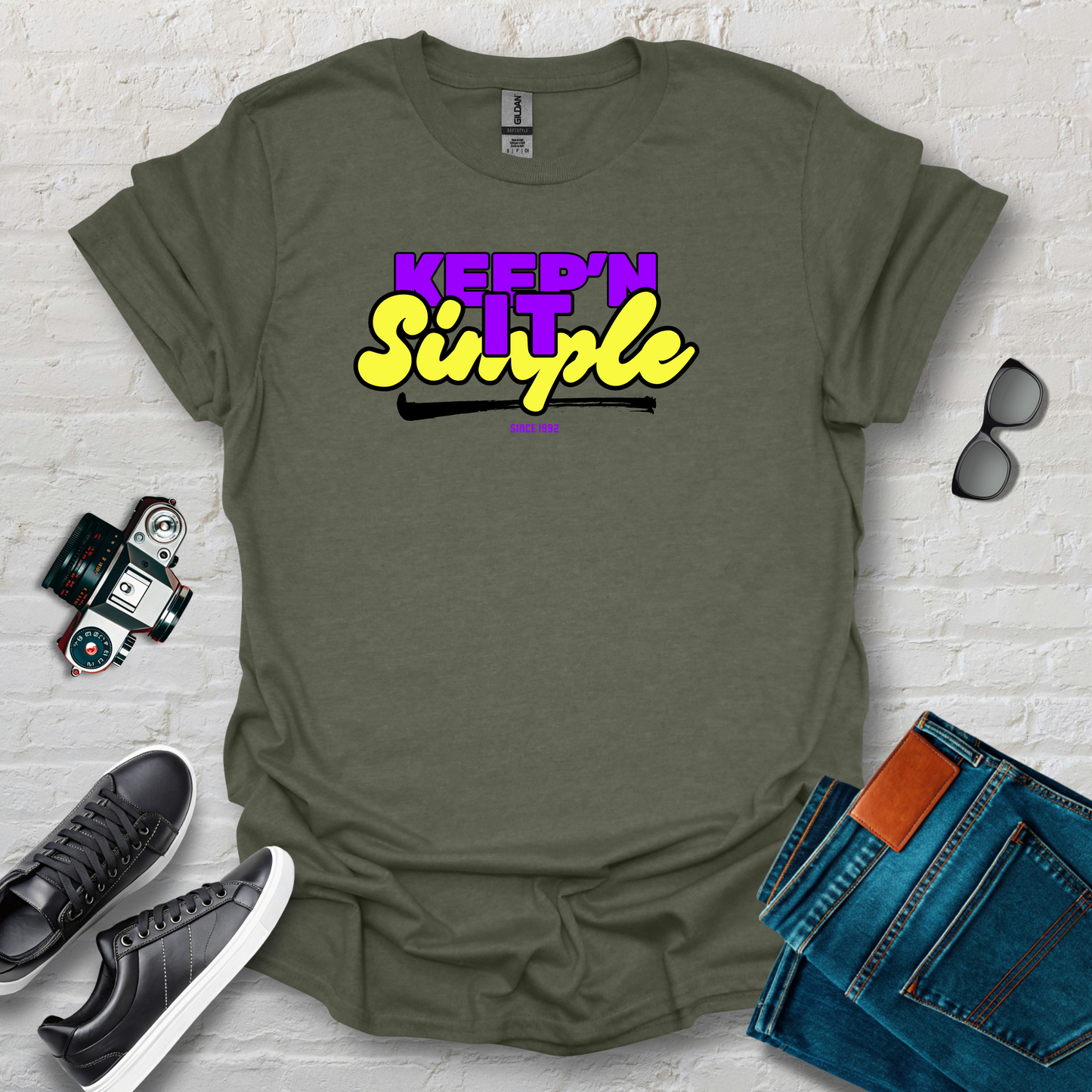 keep'n it simple blue/yeller