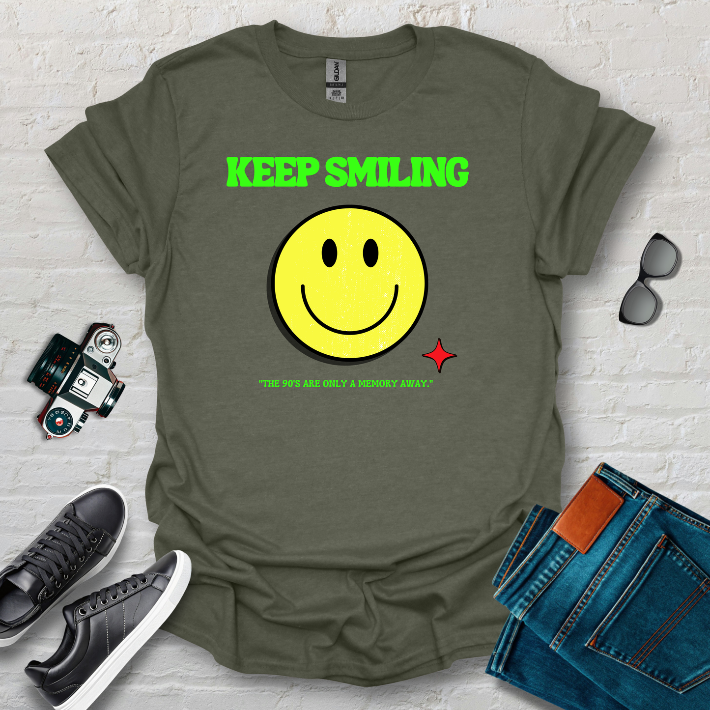 keep calm,smile baby it's some time of green