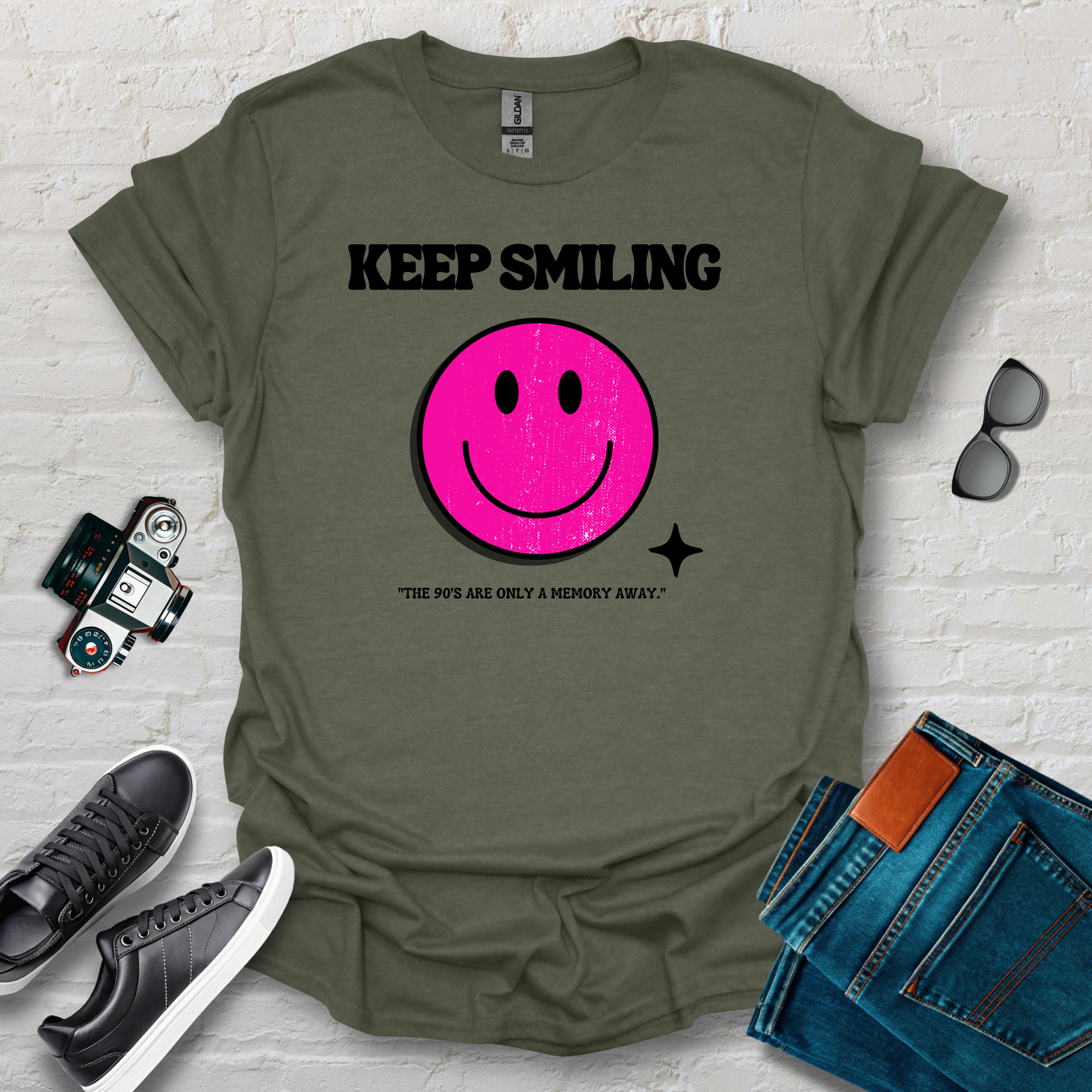 keep calm,smile baby its midnight