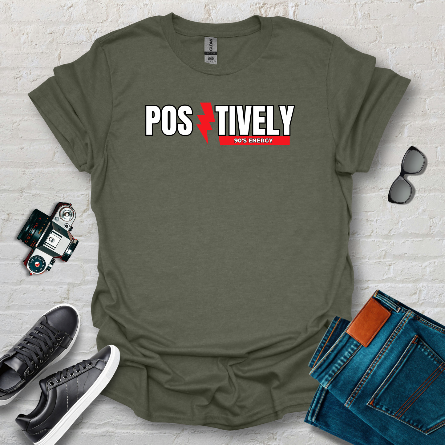 Positively 90s basic and red