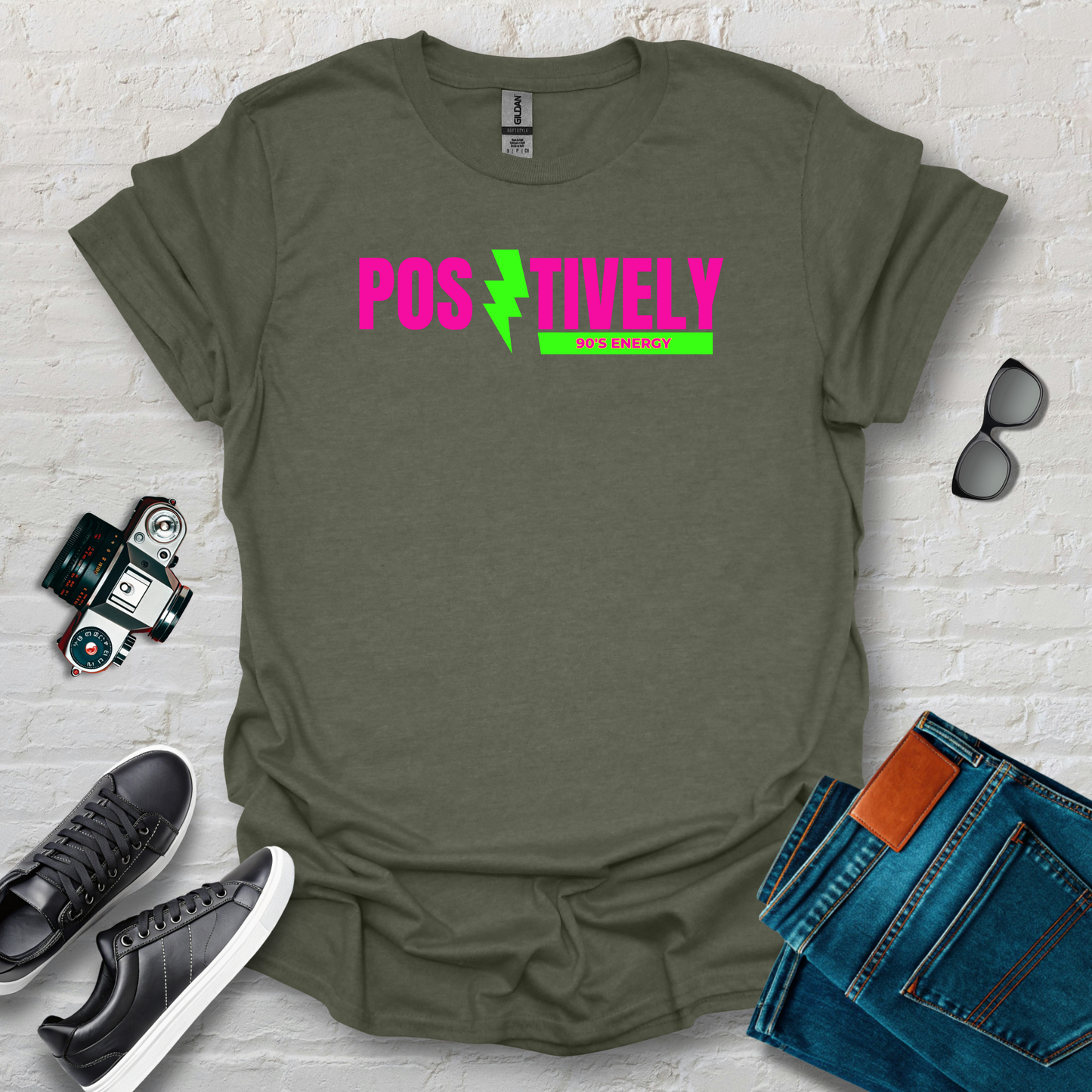 Positively 90s pnk/grn